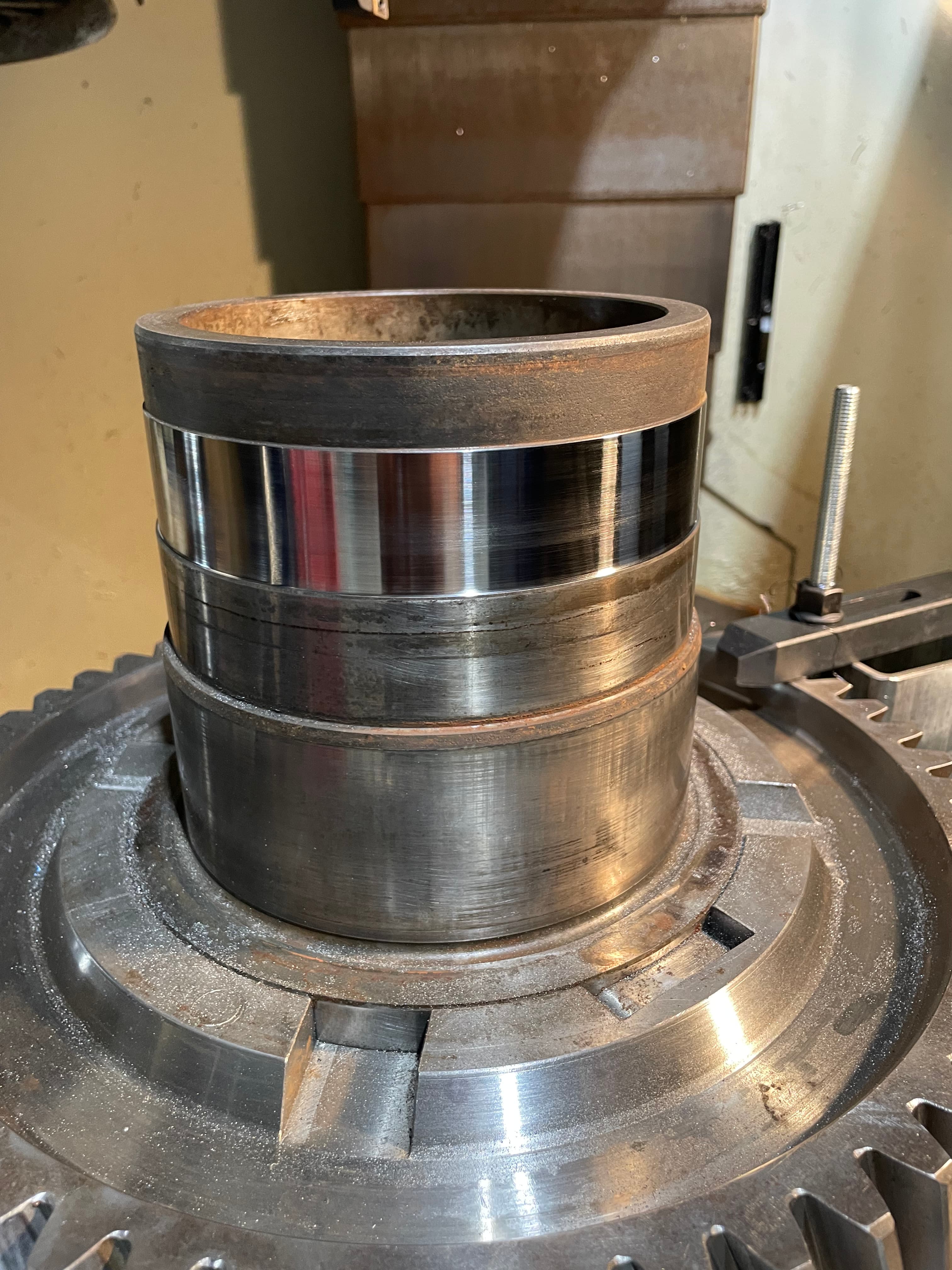 Bore work on the CNC lathe